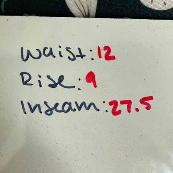 Princess Polly Women's 6 Black Mid Rise Cross Waist Straight Leg Yoga Pants - Picture 5 of 6